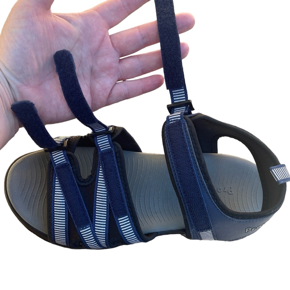 NEW Propet Women's Size 8.5 TravelActiv Adventure Strappy Sandals Navy Casual - Picture 8 of 11
